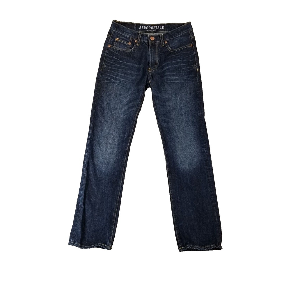 Aeropostale jeans men's 29 X 32 slim straight blue denim pants